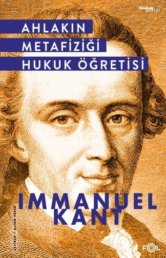 Ahlakın Metafiziği Hukuk Öğretisi Immanuel Kant Fol Kitap