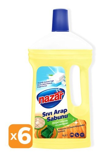 Nazar Sıvı Arap Sabunu 6x1 lt