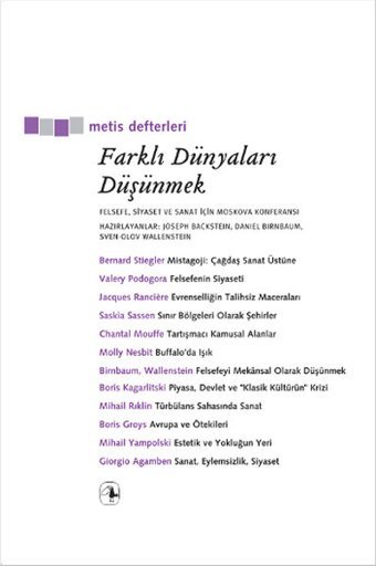 Farklı Dünyaları Düşünmek Kolektif Metis Yayınları