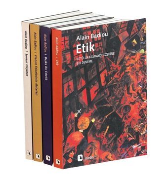Alain Badiou Seti - 4 Kitap Takım - Hediyeli Alain Badiou Metis Yayınları