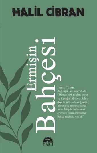 Ermişin Bahçesi Halil Cibran Martı Yayınları