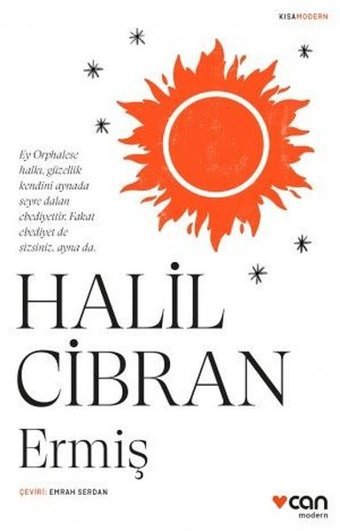 Ermiş - Kısa Modern Halil Cibran Can Yayınları