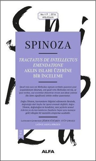 Aklın Islahı Üzerine Bir İnceleme Benedictus De Spinoza Alfa Yayıncılık
