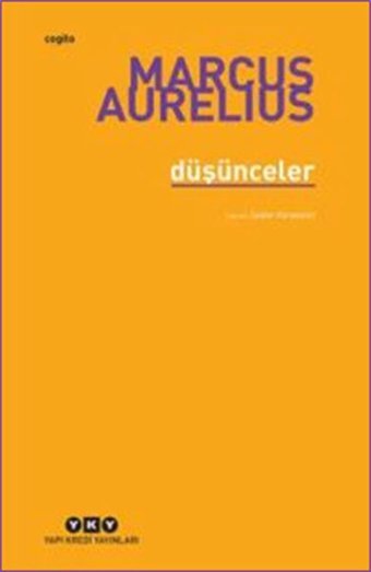 Düşünceler Marcus Aurelius Yapı Kredi Yayınları