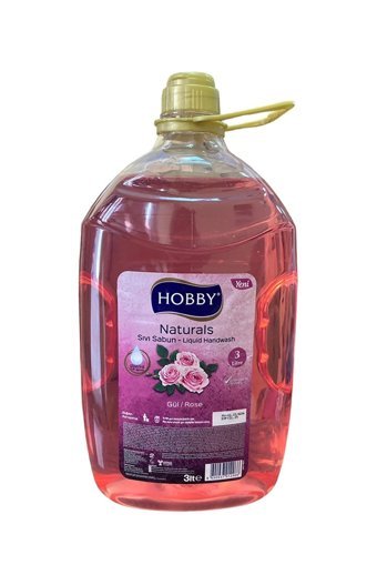 Hobby Gül Nemlendiricili Köpük Sıvı Sabun 3 lt 4'lü