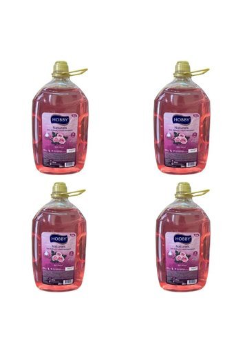 Hobby Gül Nemlendiricili Köpük Sıvı Sabun 3 lt 4'lü