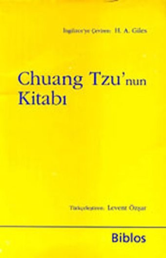 Chuang Tzu'nun Kitabı Chuang Tzu Biblos