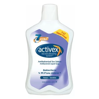 Activex Nemlendiricili Antibakteriyel Köpük Sıvı Sabun 1 lt Tekli
