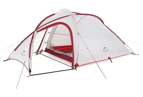 Naturehike Hiby Stan Ultralight One Big 2 - 3 Kişilik 3 Mevsim Kamp Çadırı Gri - Kırmızı