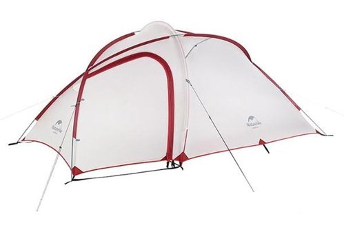Naturehike Hiby Stan Ultralight One Big 2 - 3 Kişilik 3 Mevsim Kamp Çadırı Gri - Kırmızı