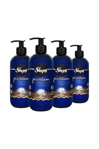Sleepy Premium Blue Care Lotus Çiçeği Nemlendiricili Köpük Sıvı Sabun 500 ml 4'lü