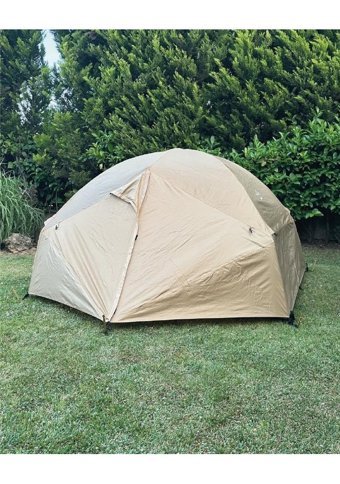 Campout 3 Kişilik 4 Mevsim Çift Tenteli Kamp Çadırı Krem