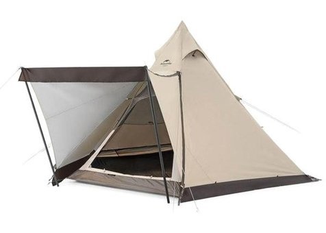 Naturehike Ranch 4 Kişilik 4 Mevsim Kamp Çadırı Bej