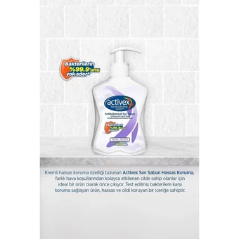 Activex Nemlendiricili Antibakteriyel Köpük Sıvı Sabun 300 ml 3'lü