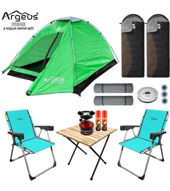 Argeus Prime 2 Kişilik 3 Mevsim Kamp Çadırı Çok Renkli