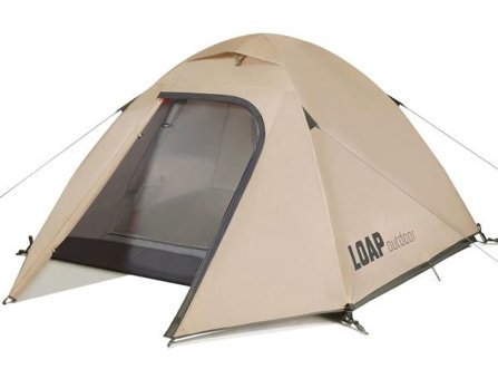 Loap 3 Kişilik 3 Mevsim Çift Tenteli Kamp Çadırı Bej