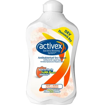 Activex Nemlendiricili Antibakteriyel Köpük Sıvı Sabun 1.5 lt 2'li
