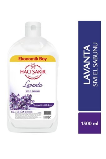 Hacı Şakir Lavanta Nemlendiricili Köpük Sıvı Sabun 1.5 lt 4'lü