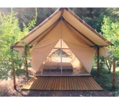 Uludağ Glamping 2 Kişilik 3 Mevsim Kamp Çadırı Krem
