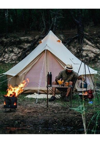 Nurgaz Campout 6 - 8 Kişilik 4 Mevsim Kamp Çadırı Kahverengi