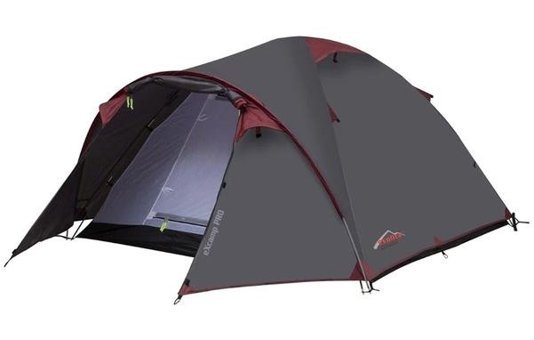 Evolite Excamp 3 - 4 Kişilik 4 Mevsim Kamp Çadırı Gri