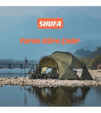 Shufa 3 - 4 Kişilik 4 Mevsim Çift Tenteli Avcı/Dağcı Çadırı Haki