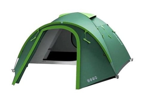 Husky Bizon 4 Kişilik 4 Mevsim Kamp Çadırı Yeşil