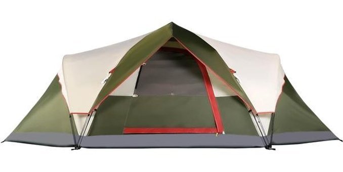 Quickup Domehike 6 Kişilik 4 Mevsim Kamp Çadırı Yeşil