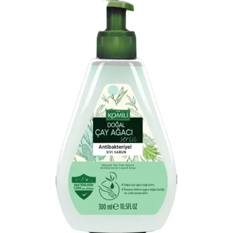 Komili Çay Ağacı Nemlendiricili Parabensiz Antibakteriyel Köpük Sıvı Sabun 300 ml 3'lü