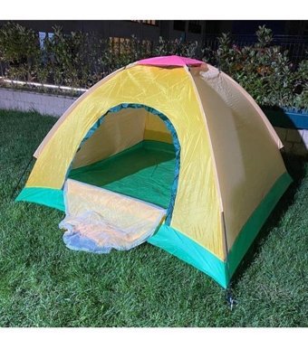 Olcay's home 4 Kişilik 4 Mevsim Kamp Çadırı Kahverengi