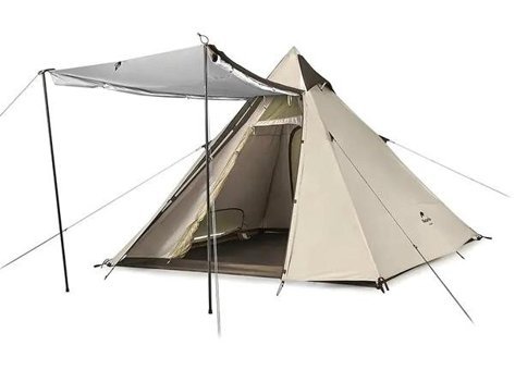 Naturehike Glamping 4 Kişilik 4 Mevsim Çadırı Krem