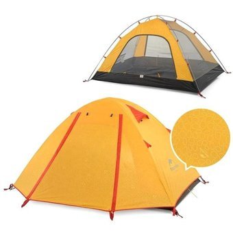 Naturehike Sky Pro 4 Kişilik 3 Mevsim Kamp Çadırı Turuncu
