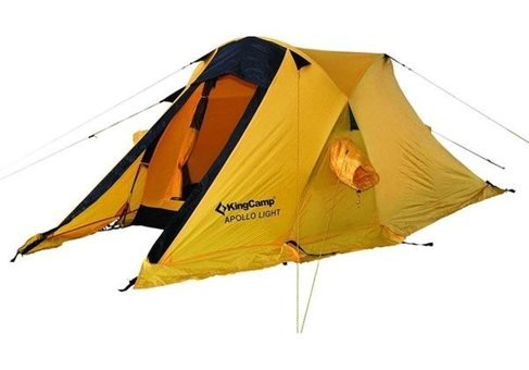 King Camp Apollo 2 Kişilik 4 Mevsim Kamp Çadırı Sarı
