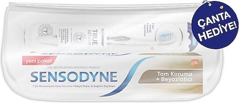 Sensodyne Exc. Naneli Florürlü Diş Macunu 75 ml + Diş Fırçası Çanta Seti