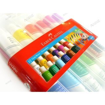 Faber-Castell Tüp Çok Renkli 12x12 ml Guaj Boya Set