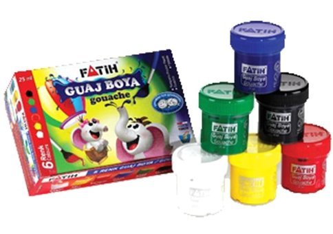 Fatih Çok Renkli 6x25 ml Guaj Boya Set