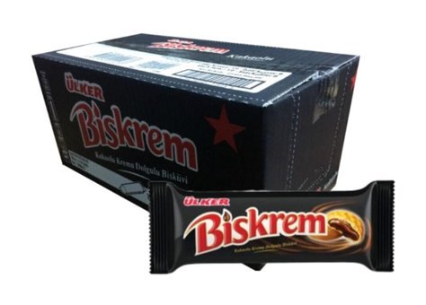 Ülker Biskrem Çikolata Kremalı Bisküvi 18x100 gr