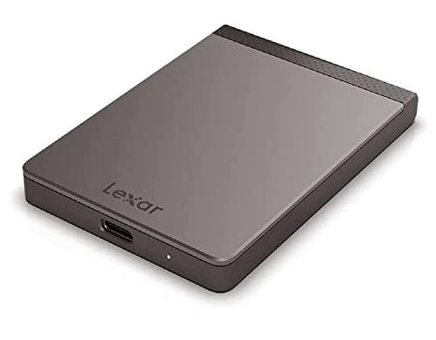 Lexar SL200 512 GB USB Type C USB 3.2 Gen 1 Taşınabilir SSD Gri