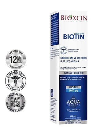 Bioxcin Biotin Tüm Saç Tipleri İçin Dökülme Karşıtı Şampuan 300 ml