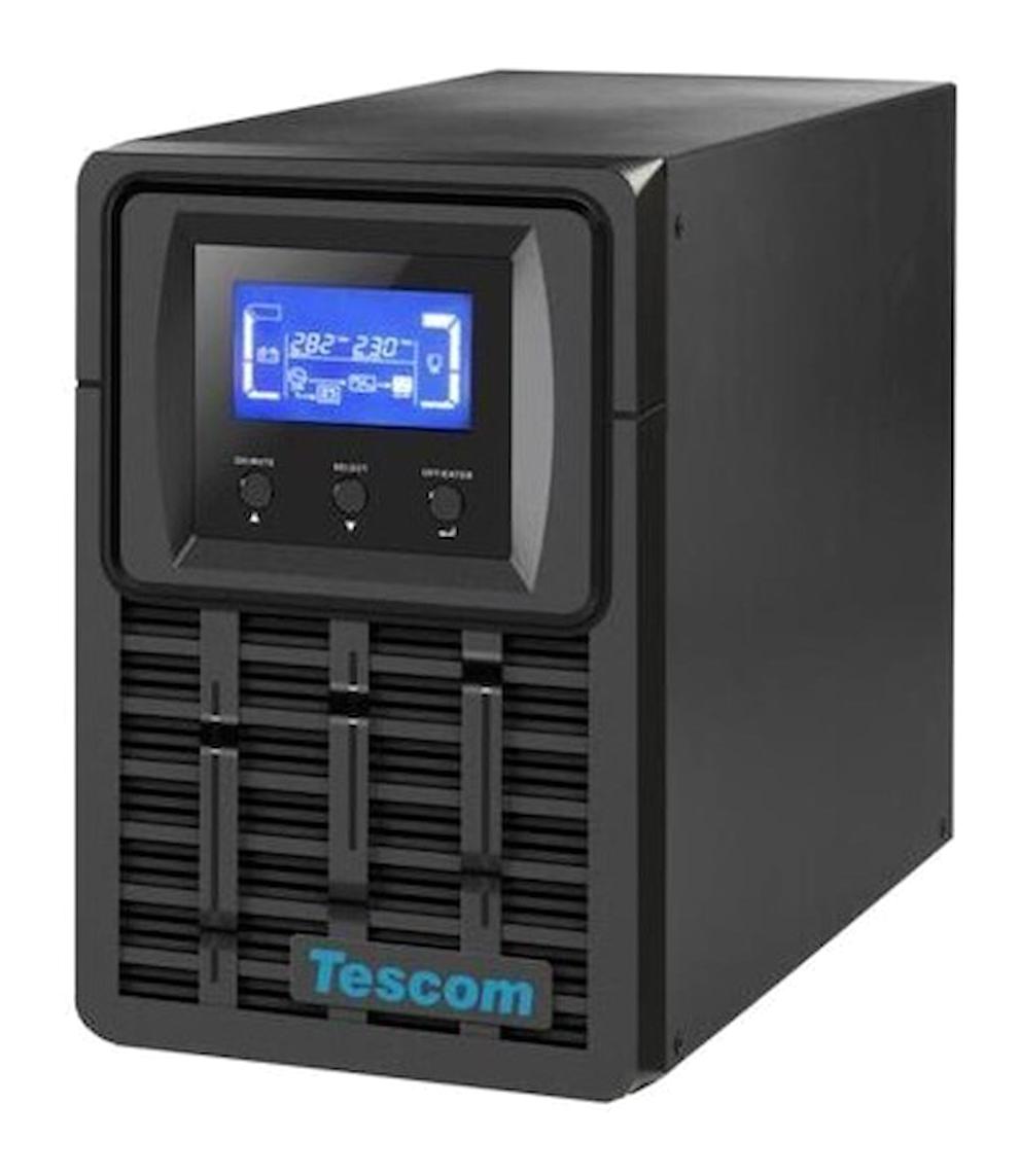Tescom Teos+ 2Kva 2000 VA 9 Ah Kuru Line İnteraktif Monofaze Güç Kaynağı