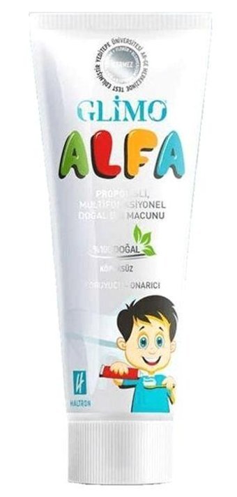 Glimo Alfa Naneli Organik Florürsüz Diş Macunu 50 ml