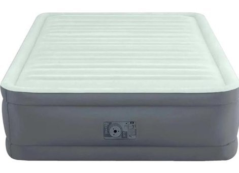 Intex Queen Premaire Elektrikli Ev Tipi Çift Kişilik Şişme Yatak Beyaz