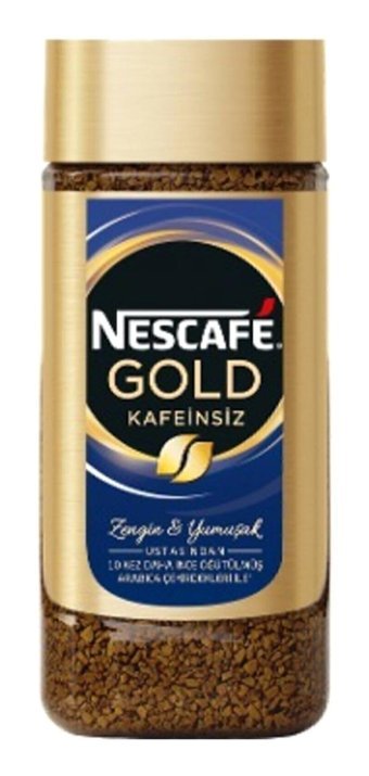 Nescafe Gold Kafeinsiz Sade 100 gr Hazır Kahve