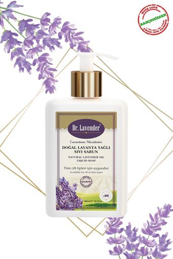 Dr. Lavender Lavanta Yağlı Nemlendiricili Organik Köpük Sıvı Sabun 300 ml Tekli