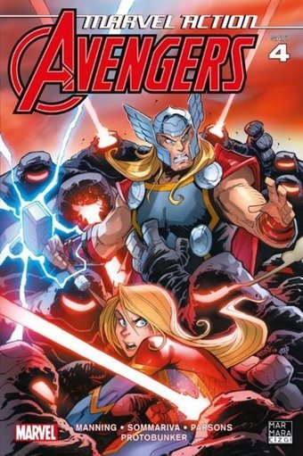 Marvel Action Avengers - 4 Matthew K. Manning Marmara Çizgi Matthew K. Manning Marmara Çizgi
