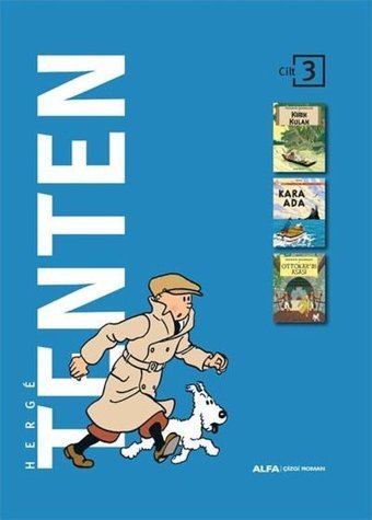 Tenten Cilt 3 - Üç Kitap Bir Arada - Kutulu Herge Alfa Yayıncılık Herge Alfa Yayıncılık