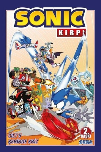 Kirpi Sonic Cilt 5 - Şehirde Kriz Ian Flynn Presstij Kitap Ian Flynn Presstij Kitap