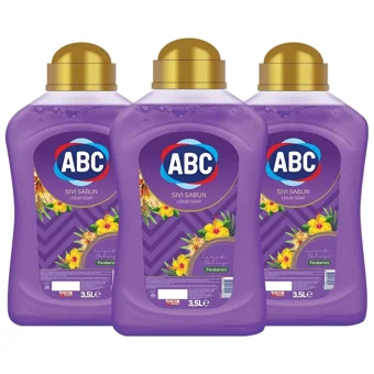 ABC Lavanta Nemlendiricili Parabensiz Köpük Sıvı Sabun 3.5 lt 3'lü