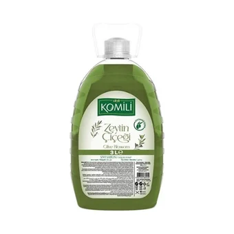 Komili Zeytin Çiçeği Nemlendiricili Parabensiz Köpük Sıvı Sabun 3 lt Tekli