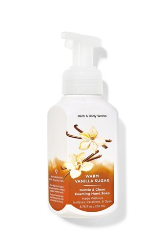Bath & Body Works Warm Vanilla Sugar Nemlendiricili Parabensiz Organik Köpük Sıvı Sabun 259 ml Tekli